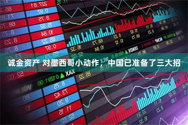 诚金资产 对墨西哥小动作，中国已准备了三大招