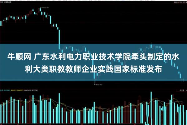 牛顺网 广东水利电力职业技术学院牵头制定的水利大类职教教师企业实践国家标准发布